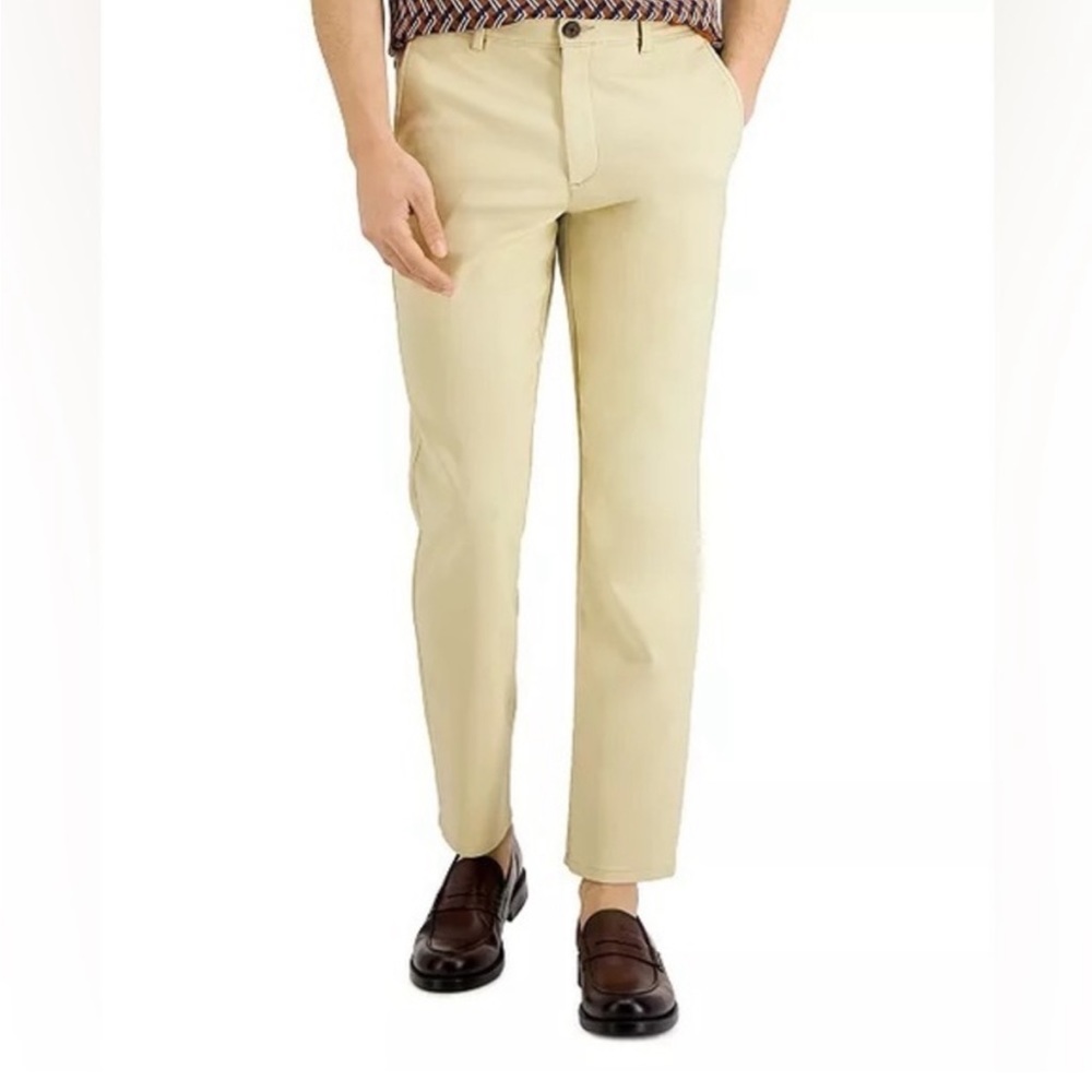 Alfani Mens Khaki Skinny Pants